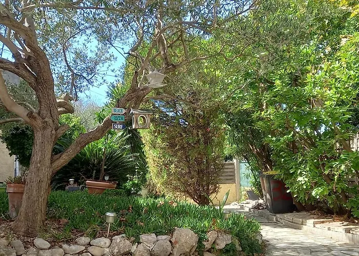 Maison jardin grande piscine